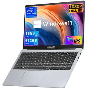 Acemagic AX15 15.6" FHD N95 1.7GHz Intel UHD Graphics 16GB RAM 512GB SSD Win 11 Pro Gray