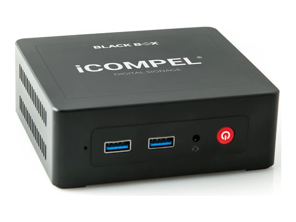 Black Box iCOMPEL Full HD 15-Zone - Digital signage player - 8 GB RAM - Intel Celeron - SSD - 128 GB - 1080p ICVS-VE-SU-N-R3