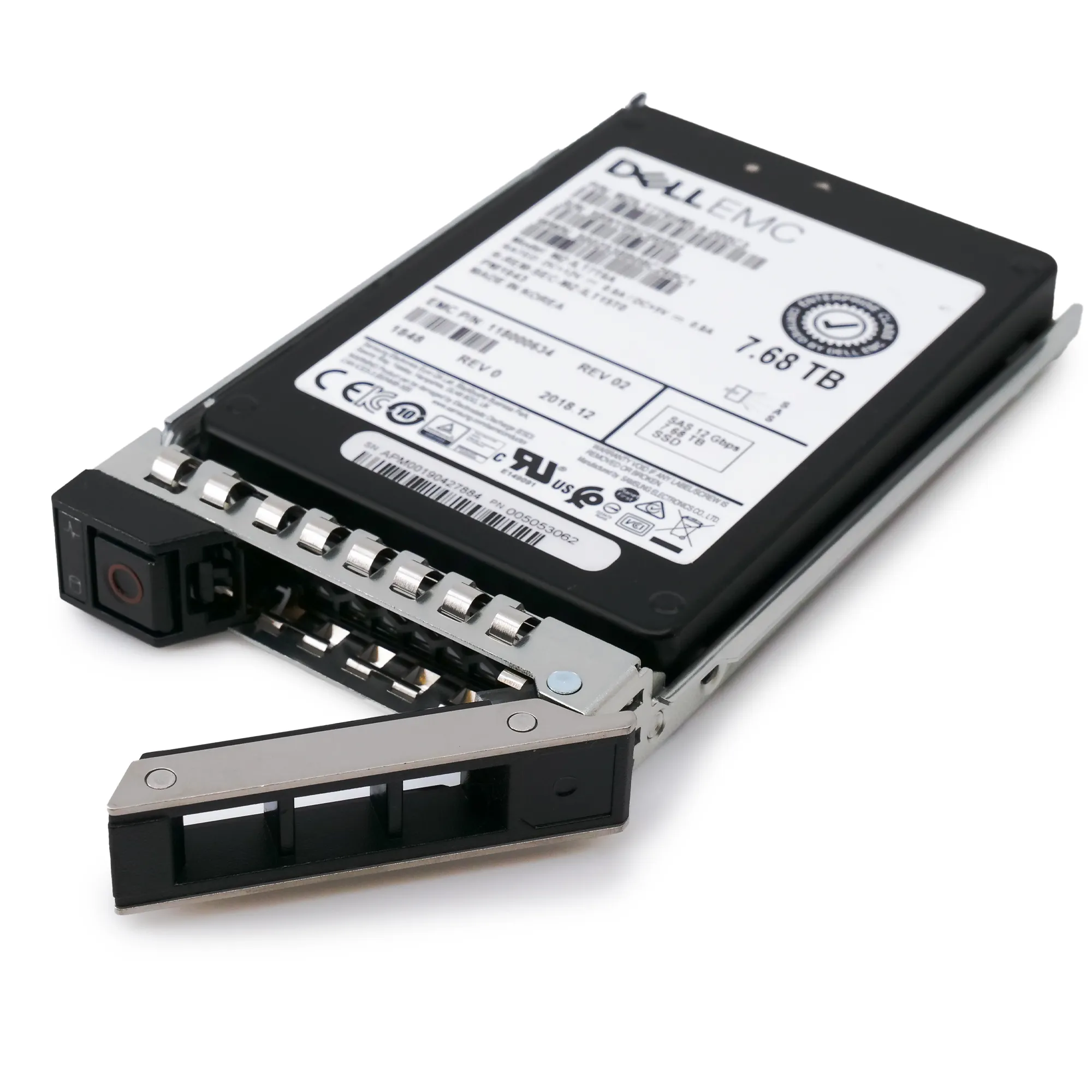 Dell EMC 118000634 G14 7.68TB SAS 12Gb/s 512e 1DWPD 2.5in Refurbished SSD