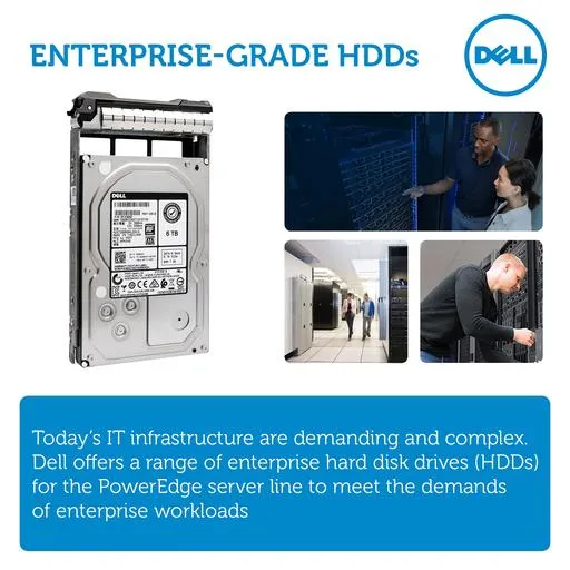 Dell G13 0FY91T 6TB 7.2K RPM SATA 6Gb/s 512e 3.5" Hard Drive