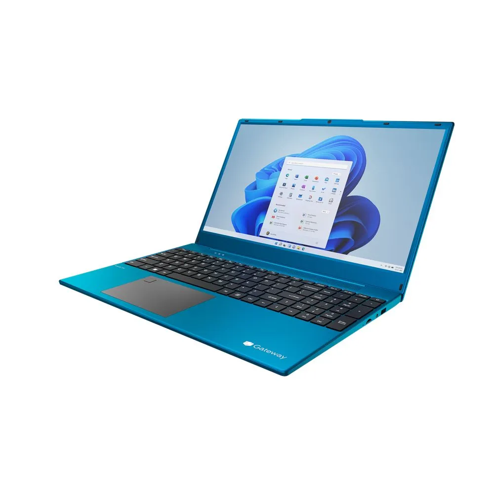 Gateway GWNR71517-BL 15.6" FHD Ryzen 7 3700U 2.3GHz AMD Radeon RX Vega 10 Graphics 8GB RAM 512GB SSD Win 11 Home Blue