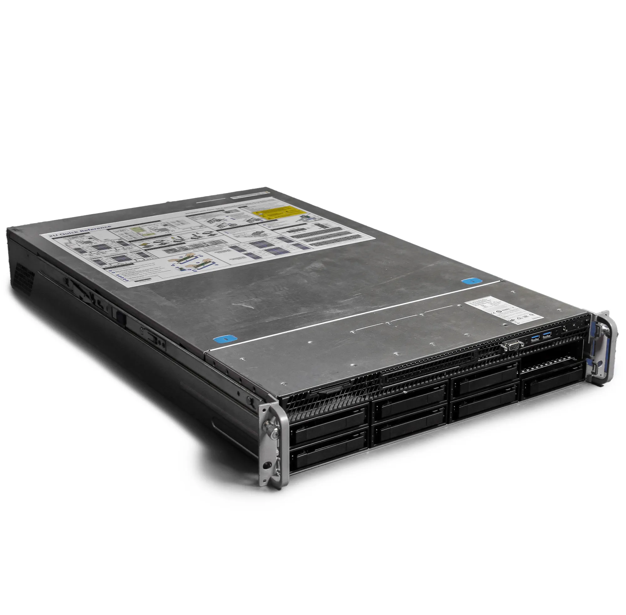 Intel R2308WFTZSR 2x Xeon Gold 6130T 384GB DDR4 8-bay LFF 2U Server
