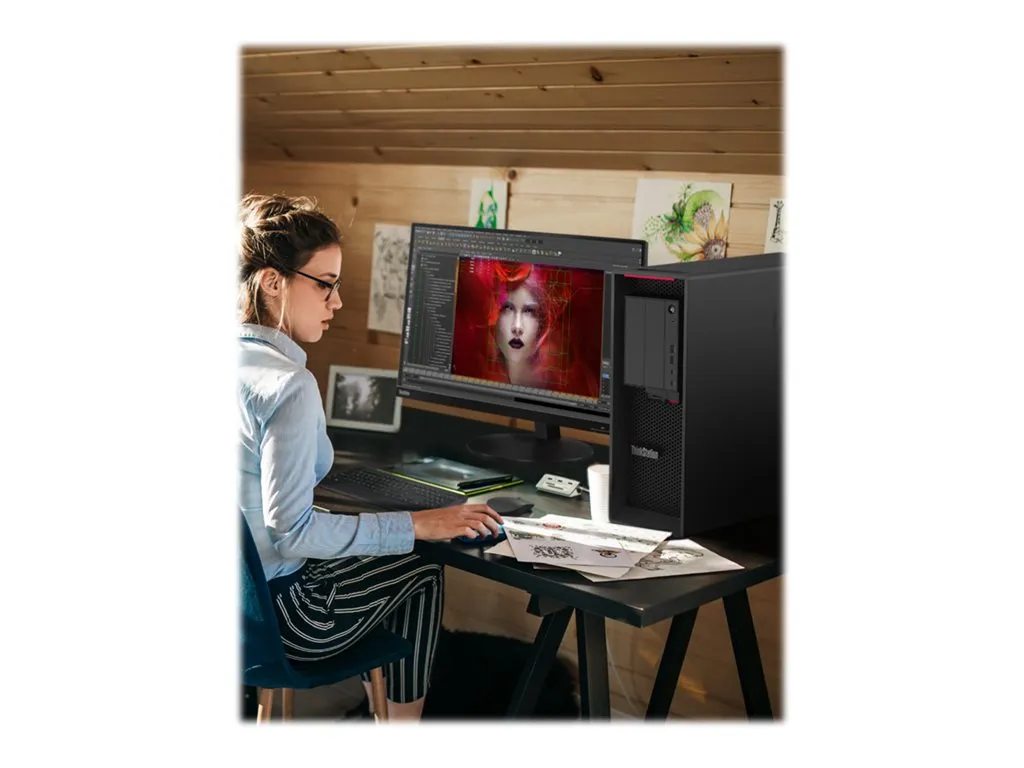 Lenovo ThinkStation P620 30E0 - Tower - 1 x Ryzen ThreadRipper PRO 5945WX / up to 4.5 GHz - AMD PRO - RAM 64 GB - SSD 2 TB - 30E000YFUS
