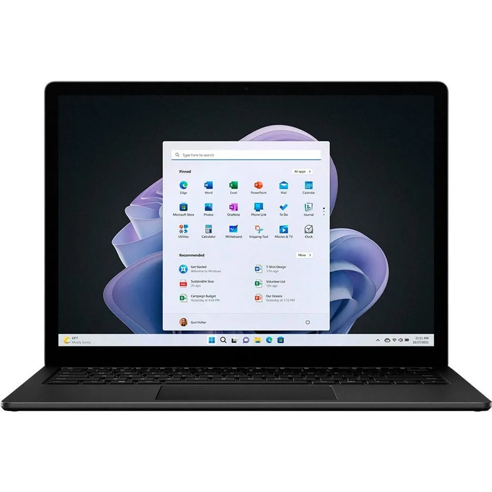 MSI R1V-00005 Surface Laptop 5 13.5" QHD Touchscreen i5-1235U 1.3GHz Intel Iris Xe Graphics 8GB RAM 512GB SSD Black