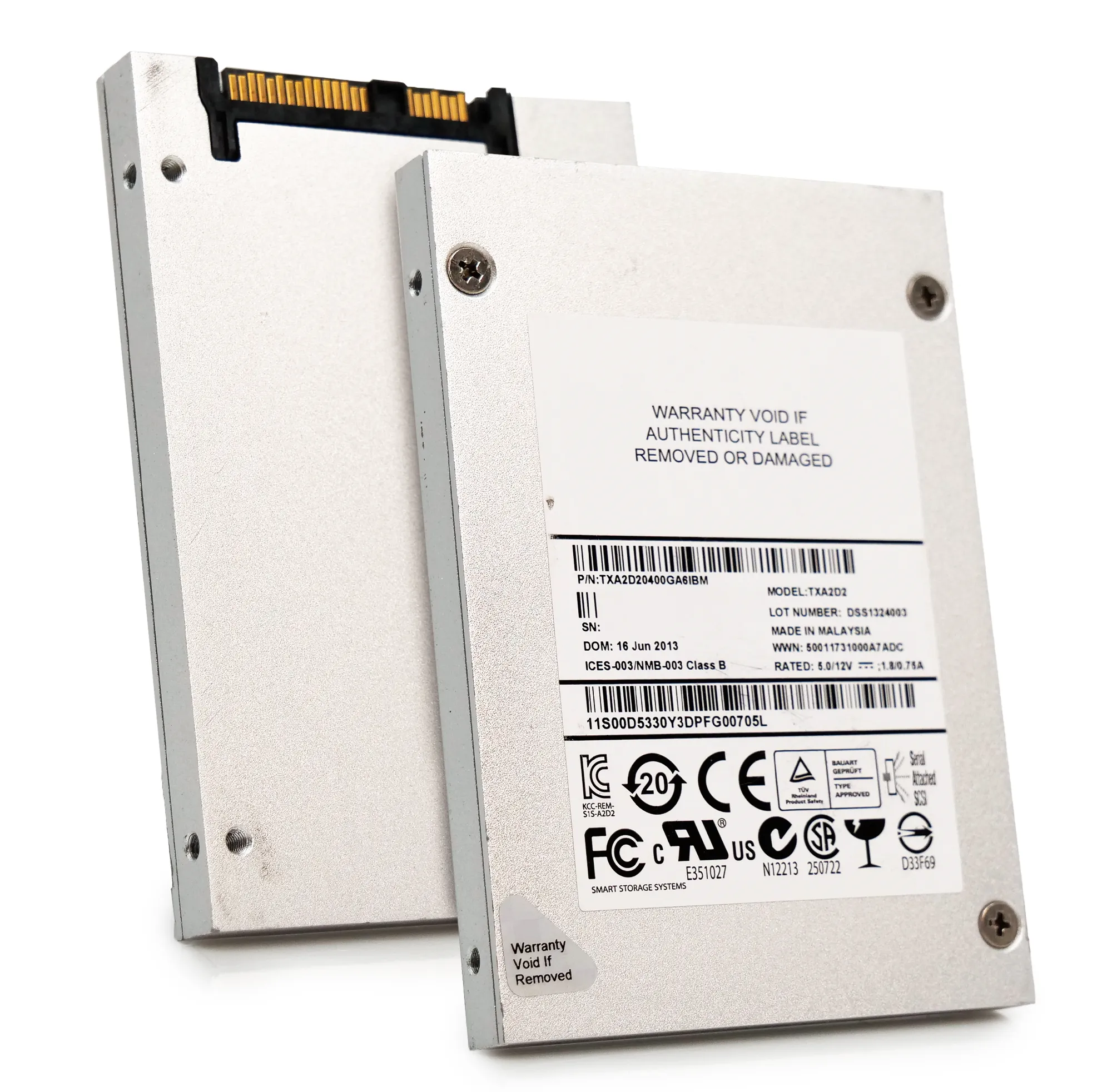 SanDisk TXA2D2 400gb 1 DWPD SAS 12Gb/s 2.5in Refurbished SSD
