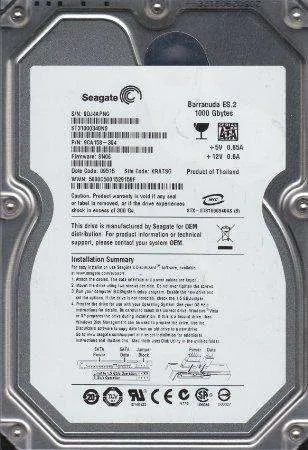 Seagate Barracuda 9CA158304 1TB 7.2K RPM SATA 3Gb/s 32MB 3.5" HDD