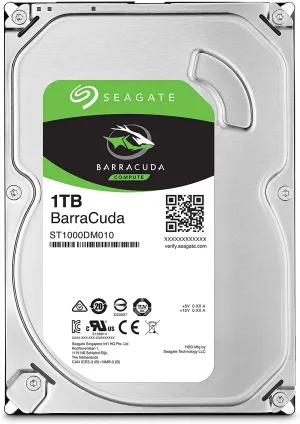 Seagate Barracuda ST1000DM010 1TB 7.2K RPM SATA 6Gb/s 4Kn 64MB 3.5" HDD