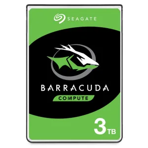 Seagate BarraCuda ST3000LM024 3TB 5.4K RPM SATA 6Gb/s 512e 2.5in Refurbished HDD