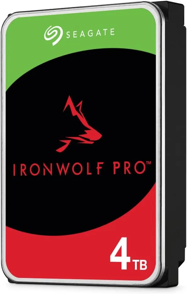 Seagate Ironwolf Pro ST4000NE001 4TB 7.2K RPM SATA 6Gb/s 512e NAS 3.5in Refurbished HDD