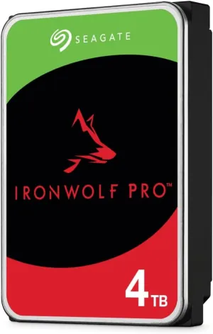 Seagate Ironwolf Pro ST4000NE001 4TB 7.2K RPM SATA 6Gb/s 512e NAS 3.5in Refurbished HDD