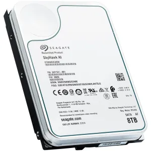 Seagate Skyhawk Surveillance ST8000VE0008 8TB 7.2K RPM SATA 6Gb/s 512e 3.5in Recertified Hard Drive