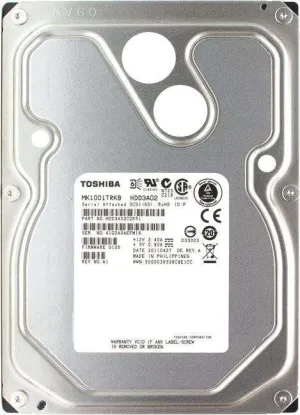 Toshiba MKx001 MK1001TRKB 1TB 7.2K RPM SAS 6Gb/s 512n 16MB 3.5" Manufacturer Recertified HDD